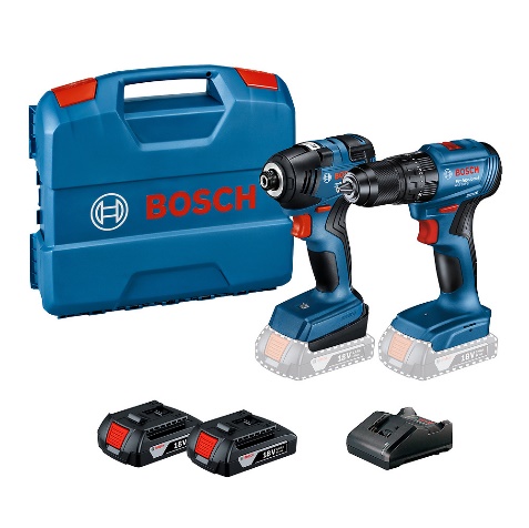 Combo Taladro Percutor GSB 185-LI + Atornillador de impacto GDR 18V-200