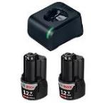 Kit 12V 2 baterias GBA 12V 2 Ah + Cargador GAL 12V.20