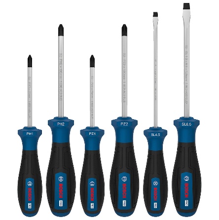 PRO Destornillador Juego PH/PZ/SL 6-Piece