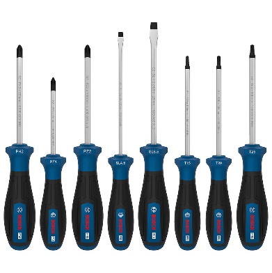 PRO Destornillador Juego PH/PZ/SL/TX 8-Piece