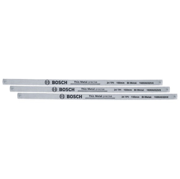 Sierra de arco 150 mm Hojas 3-Piece (TPI 24)