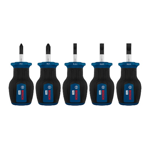 PRO Corto Destornillador PH/SL Juego 5-Piece