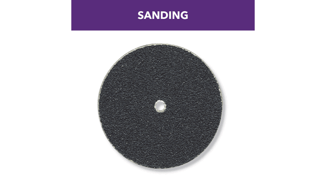 Discos de lija grano 220, diametro 3/4" - 19.1 mm