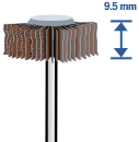 Disco de aletas grano 120, de 3/8" - 9.5 mm