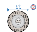 Disco de lijado EZ412SA EZ Lock de 1-1/4" de grano 120
5 unidades