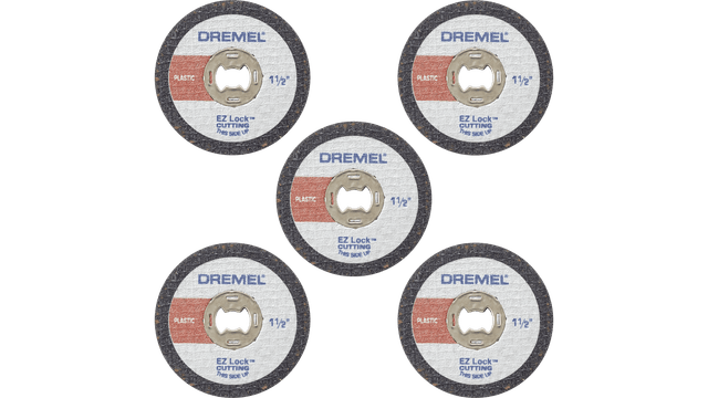 Kit discos de corte EZ-Lock de 1 1/2" - 38.1 mm - Espesor de 1.1 mm
5 discos